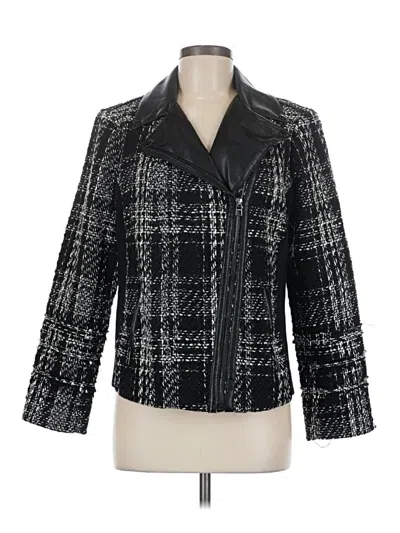 Pre-owned Chico's Blazer Jacket In Black