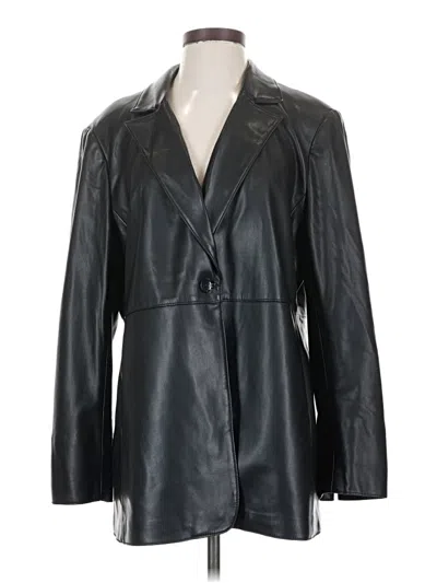 Pre-owned Chico's Blazer Jacket In Black