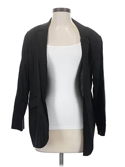 Pre-owned Chico's Blazer Jacket In Black