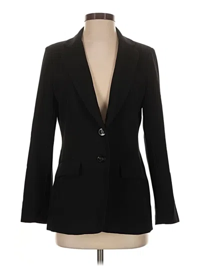 Pre-owned Chico's Blazer Jacket In Black