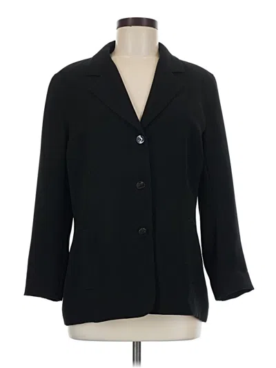 Pre-owned Chico's Blazer Jacket In Black