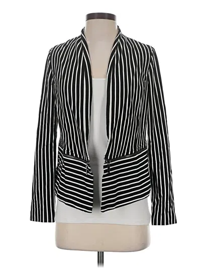 Pre-owned Chico's Blazer Jacket In Black