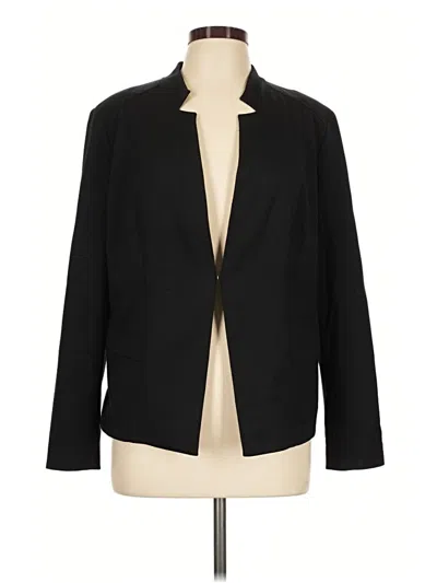 Pre-owned Chico's Blazer Jacket In Black