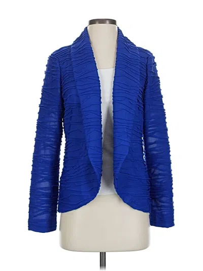 Pre-owned Chico's Blazer Jacket In Blue
