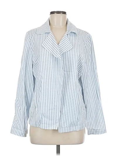 Pre-owned Chico's Blazer Jacket In Blue