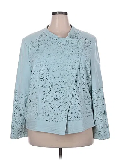 Chico's Blazer Jacket In Blue