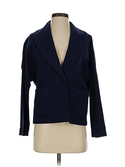 Pre-owned Chico's Blazer Jacket In Blue