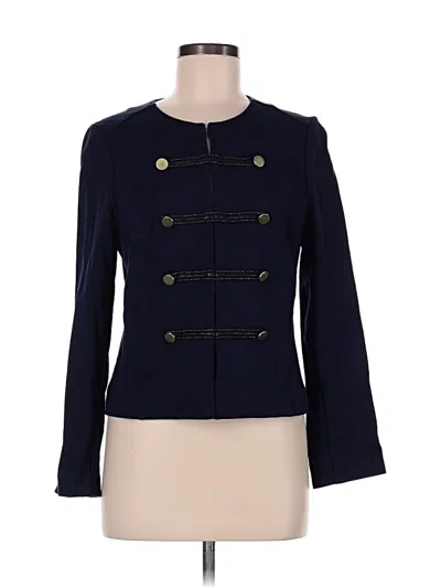 Pre-owned Chico's Blazer Jacket In Blue