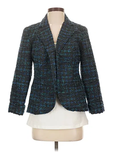 Pre-owned Chico's Blazer Jacket In Blue