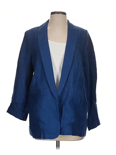 Chico's Blazer Jacket In Blue