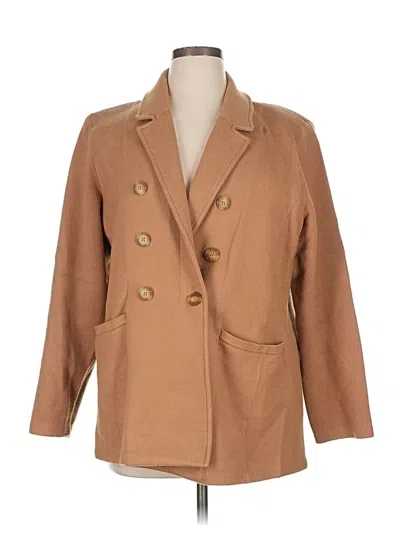 Pre-owned Chico's Blazer Jacket In Brown