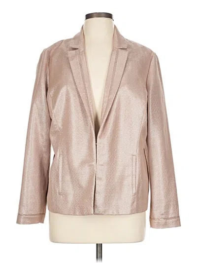 Pre-owned Chico's Blazer Jacket In Brown