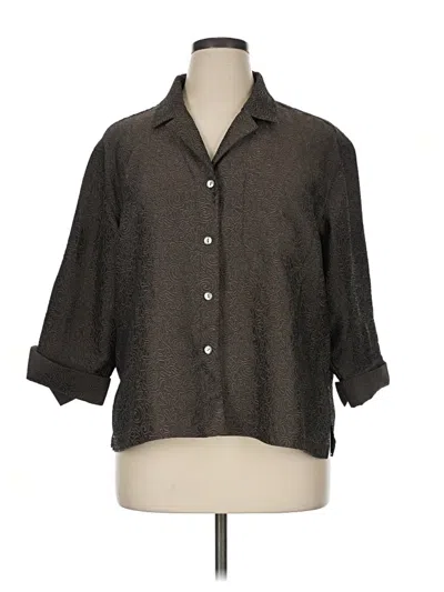 Pre-owned Chico's Blazer Jacket In Brown
