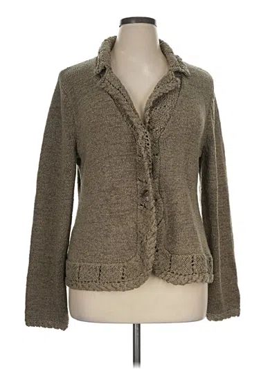 Pre-owned Chico's Blazer Jacket In Brown