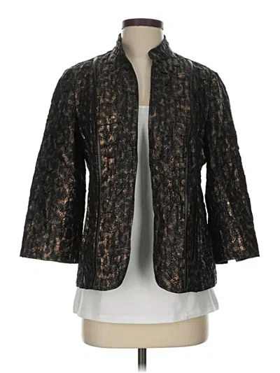 Pre-owned Chico's Blazer Jacket In Brown