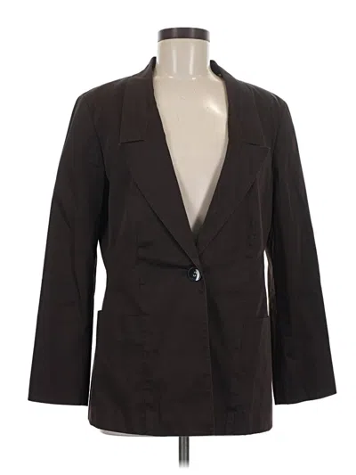 Pre-owned Chico's Blazer Jacket In Brown
