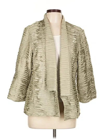 Pre-owned Chico's Blazer Jacket In Gold