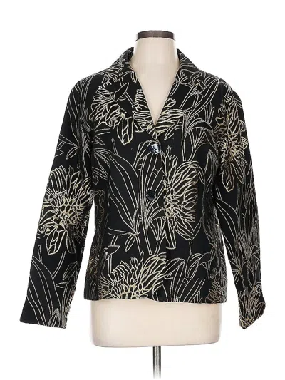 Pre-owned Chico's Blazer Jacket In Gold