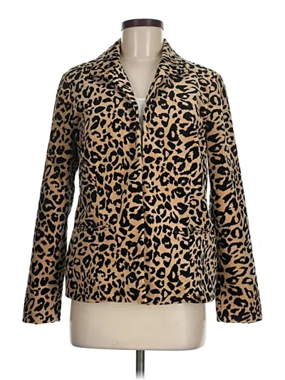 Pre-owned Chico's Blazer Jacket In Gold