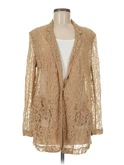 Pre-owned Chico's Blazer Jacket In Gold