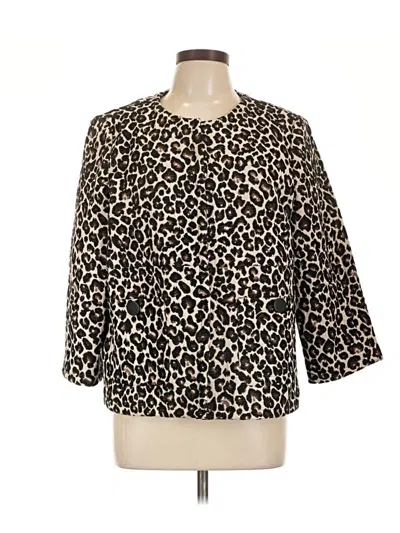 Pre-owned Chico's Blazer Jacket In Gold