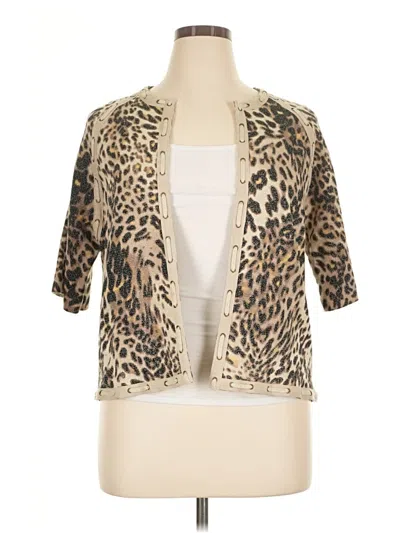 Pre-owned Chico's Blazer Jacket In Gold