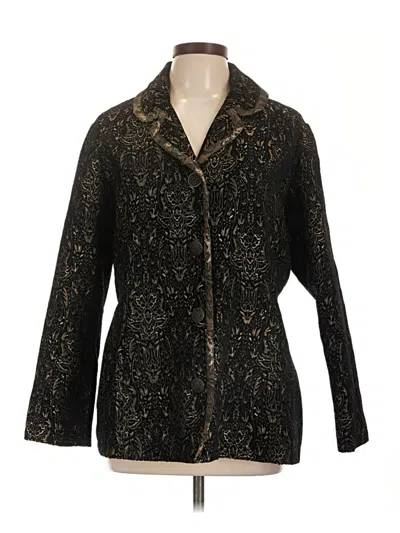 Pre-owned Chico's Blazer Jacket In Gold