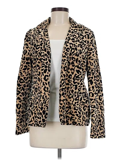 Pre-owned Chico's Blazer Jacket In Gold