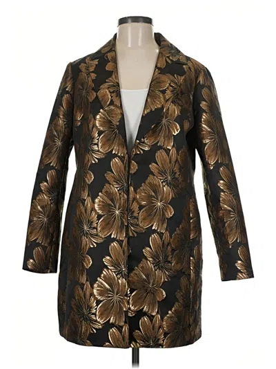Pre-owned Chico's Blazer Jacket In Gold