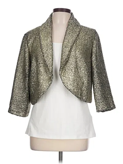 Pre-owned Chico's Blazer Jacket In Gold