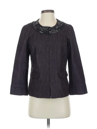 Pre-owned Chico's Blazer Jacket In Gray