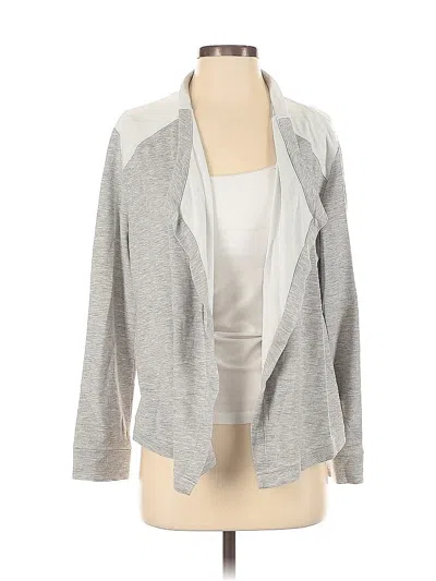 Pre-owned Chico's Blazer Jacket In Gray
