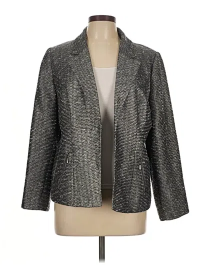 Pre-owned Chico's Blazer Jacket In Gray