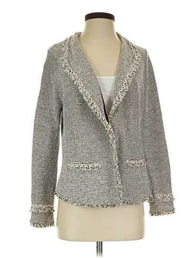 Pre-owned Chico's Blazer Jacket In Gray