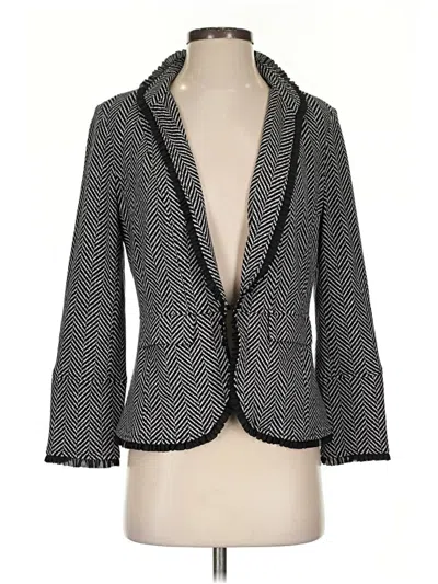 Pre-owned Chico's Blazer Jacket In Gray