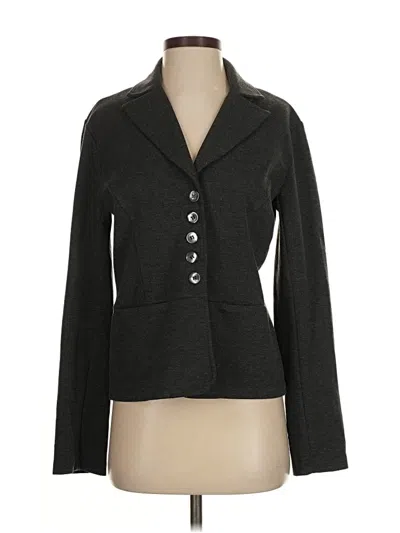 Pre-owned Chico's Blazer Jacket In Gray