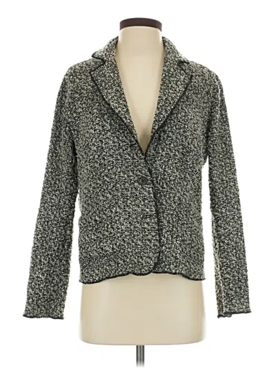 Pre-owned Chico's Blazer Jacket In Gray