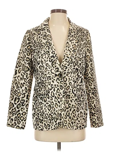 Pre-owned Chico's Blazer Jacket In Ivory