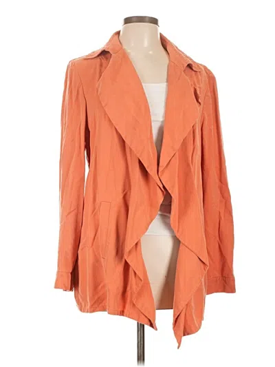 Pre-owned Chico's Blazer Jacket In Orange