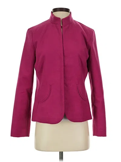 Pre-owned Chico's Blazer Jacket In Pink