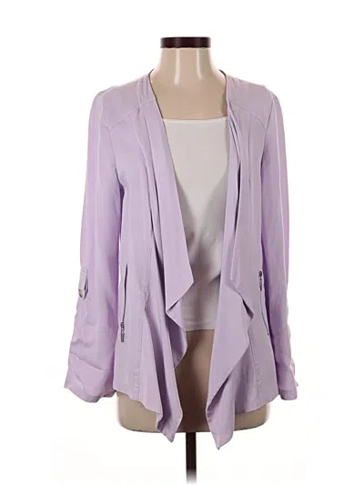 Pre-owned Chico's Blazer Jacket In Purple