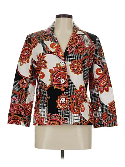 Pre-owned Chico's Blazer Jacket In Red