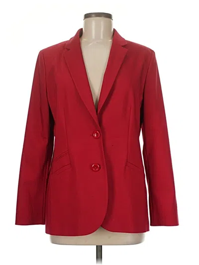 Pre-owned Chico's Blazer Jacket In Red