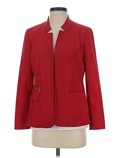 Pre-owned Chico's Blazer Jacket In Red