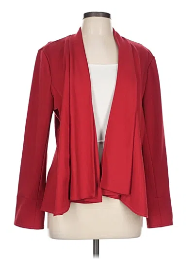 Pre-owned Chico's Blazer Jacket In Red