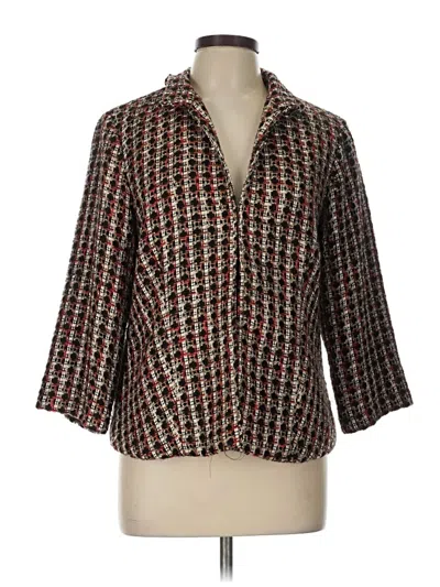 Pre-owned Chico's Blazer Jacket In Red