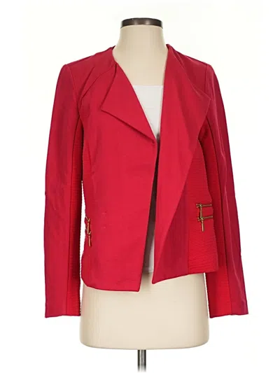 Pre-owned Chico's Blazer Jacket In Red