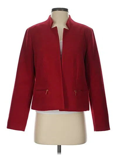 Pre-owned Chico's Blazer Jacket In Red
