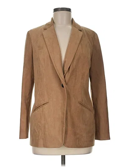 Pre-owned Chico's Blazer Jacket In Tan