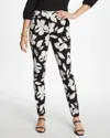 Chico's Blooms Brigitte Slim Pull-on Ankle Pants In Black In Black